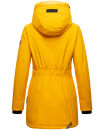 Navahoo Freezestoorm Damen Parka Winterjacke gehfüttert B885 Gelb-Gr.M