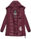 Navahoo Freezestoorm Damen Parka Winterjacke gehfüttert B885 Weinrot-Gr.L