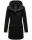 Marikoo Leilaniaa Damen  Mantel Trenchcoat Wintermantel B888 Schwarz Größe XS - Gr. 34