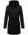 Marikoo Leilaniaa Damen  Mantel Trenchcoat Wintermantel B888 Schwarz Größe XS - Gr. 34