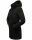Marikoo Leilaniaa Damen  Mantel Trenchcoat Wintermantel B888 Schwarz Größe XS - Gr. 34