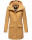 Marikoo Leilaniaa Damen  Mantel Trenchcoat Wintermantel B888 Camel Größe XS - Gr. 34