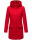 Marikoo Leilaniaa Damen  Mantel Trenchcoat Wintermantel B888 Rot Größe XS - Gr. 34