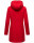 Marikoo Leilaniaa Damen  Mantel Trenchcoat Wintermantel B888 Rot Größe XS - Gr. 34