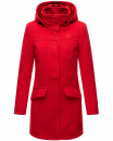 Marikoo Leilaniaa Damen  Mantel Trenchcoat Wintermantel B888 Rot Größe S - Gr. 36