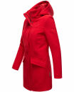 Marikoo Leilaniaa Damen  Mantel Trenchcoat Wintermantel B888 Rot Größe S - Gr. 36