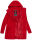 Marikoo Leilaniaa Damen  Mantel Trenchcoat Wintermantel B888 Rot Größe S - Gr. 36