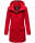 Marikoo Leilaniaa Damen  Mantel Trenchcoat Wintermantel B888 Rot Größe M - Gr. 38