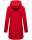 Marikoo Leilaniaa Damen  Mantel Trenchcoat Wintermantel B888 Rot Größe M - Gr. 38