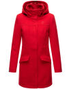 Marikoo Leilaniaa Damen  Mantel Trenchcoat Wintermantel B888 Rot Größe L - Gr. 40