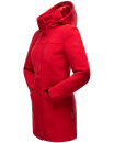 Marikoo Leilaniaa Damen  Mantel Trenchcoat Wintermantel B888 Rot Größe L - Gr. 40