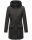 Marikoo Leilaniaa Damen  Mantel Trenchcoat Wintermantel B888 Anthrazit Größe S - Gr. 36