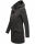 Marikoo Leilaniaa Damen  Mantel Trenchcoat Wintermantel B888 Anthrazit Größe S - Gr. 36