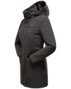 Marikoo Leilaniaa Damen  Mantel Trenchcoat Wintermantel B888 Anthrazit Größe M - Gr. 38