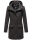 Marikoo Leilaniaa Damen  Mantel Trenchcoat Wintermantel B888 Anthrazit Größe M - Gr. 38