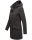 Marikoo Leilaniaa Damen  Mantel Trenchcoat Wintermantel B888 Anthrazit Größe M - Gr. 38