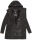 Marikoo Leilaniaa Damen  Mantel Trenchcoat Wintermantel B888 Anthrazit Größe XXL - Gr. 44