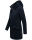 Marikoo Leilaniaa Damen  Mantel Trenchcoat Wintermantel B888 Navy Größe M - Gr. 38