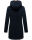 Marikoo Leilaniaa Damen  Mantel Trenchcoat Wintermantel B888 Navy Größe M - Gr. 38