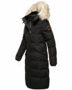 Marikoo Schneesternchen Damen Winterjacke Parka Mantel lang Kapuze B890 Schw.-Gr.XS