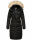 Marikoo Schneesternchen Damen Winterjacke Parka Mantel lang Kapuze B890 Schw.-Gr.XS