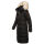 Marikoo Schneesternchen Damen Winterjacke Parka Mantel lang Kapuze B890 Schw.-Gr.M