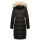 Marikoo Schneesternchen Damen Winterjacke Parka Mantel lang Kapuze B890 Schw.-Gr.L