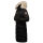 Marikoo Schneesternchen Damen Winterjacke Parka Mantel lang Kapuze B890 Schw.-Gr.L