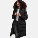 Marikoo Schneesternchen Damen Winterjacke Parka Mantel lang Kapuze B890 Schw.-Gr.XXL