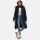 Marikoo Schneesternchen Damen Winterjacke Parka Mantel lang Kapuze B890 Navy-Gr.L