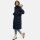 Marikoo Schneesternchen Damen Winterjacke Parka Mantel lang Kapuze B890 Navy-Gr.L