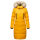 Marikoo Schneesternchen Damen Winterjacke Parka Mantel lang Kapuze B890 Gelb-Gr.XXL