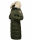 Marikoo Schneesternchen Damen Winterjacke Parka Mantel lang Kapuze B890 Olive-Gr.XL