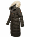 Marikoo Schneesternchen Damen Winterjacke Parka Mantel lang Kapuze B890 Anthr.-Gr.XS