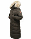 Marikoo Schneesternchen Damen Winterjacke Parka Mantel lang Kapuze B890 Anthr.-Gr.XS