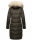 Marikoo Schneesternchen Damen Winterjacke Parka Mantel lang Kapuze B890 Anthr.-Gr.XS