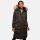 Marikoo Schneesternchen Damen Winterjacke Parka Mantel lang Kapuze B890 Anthr.-Gr.L