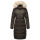 Marikoo Schneesternchen Damen Winterjacke Parka Mantel lang Kapuze B890 Anthr.-Gr.L