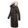 Marikoo Schneesternchen Damen Winterjacke Parka Mantel lang Kapuze B890 Anthr.-Gr.L