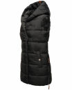 Navahoo Madilynaa Damen Winter Steppweste mit Kapuze B891 Schwarz-Gr.L