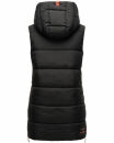 Navahoo Madilynaa Damen Winter Steppweste mit Kapuze B891 Schwarz-Gr.L