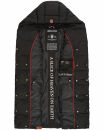 Navahoo Madilynaa Damen Winter Steppweste mit Kapuze B891 Schwarz-Gr.XL