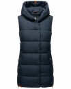 Navahoo Madilynaa Damen Winter Steppweste mit Kapuze B891 Navy-Gr.XS