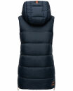 Navahoo Madilynaa Damen Winter Steppweste mit Kapuze B891 Navy-Gr.XXL
