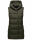 Navahoo Madilynaa Damen Winter Steppweste mit Kapuze B891 Dark-Olive-Gr.XS