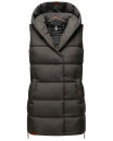 Navahoo Madilynaa Damen Winter Steppweste mit Kapuze B891...