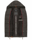 Navahoo Madilynaa Damen Winter Steppweste mit Kapuze B891 Anthrazit-Gr.M