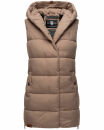Navahoo Madilynaa Damen Winter Steppweste mit Kapuze B891...