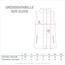 Navahoo Madilynaa Damen Winter Steppweste mit Kapuze B891 Dark-Taupe-Gr.XXL