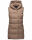 Navahoo Madilynaa Damen Winter Steppweste mit Kapuze B891 Dark-Taupe-Gr.XXL